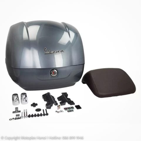 Thùng Đồ 36L Vespa GTS, Vespa GTV - Silver/Dolomiti 770/B - CM273311 chính hãng tại Motoplex Hanoi | FMG.COM.VN