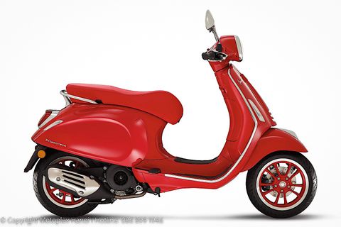 Vespa Primavera Red 125 chính hãng tại FMG Mobility | Motoplex Hanoi