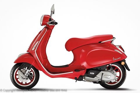 Vespa Primavera Red 125 chính hãng tại FMG Mobility | Motoplex Hanoi