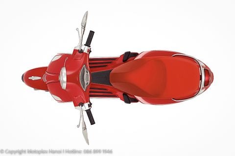Vespa Primavera Red 125 chính hãng tại FMG Mobility | Motoplex Hanoi