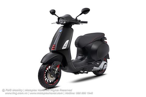 Vespa Sprint Carbon 125cc chính hãng tại FMG Mobility | Motoplex Hanoi