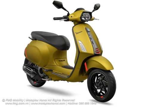 The New Vespa Sprint S 125 ABS 2025,Phiên Bản Giới Bảo Hành