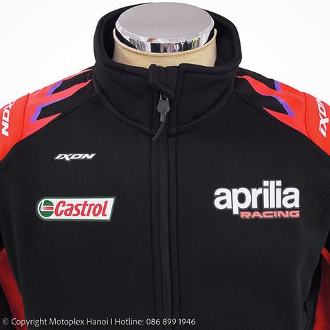 Áo Khoác Nỉ Aprilia SWEAT SHIRT FZ CAP TEAMWEAR REPLICA