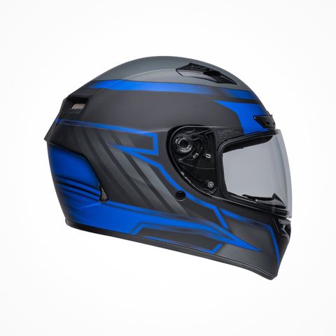 Mũ Bảo Hiểm Fullface Bell Qualifier DLX MIPS Raiser Matte Black/Blue/Gray Chính Hãng USA tại FMG Superstore
