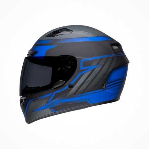 Mũ Bảo Hiểm Fullface Bell Qualifier DLX MIPS Raiser Matte Black/Blue/Gray Chính Hãng USA tại FMG Superstore