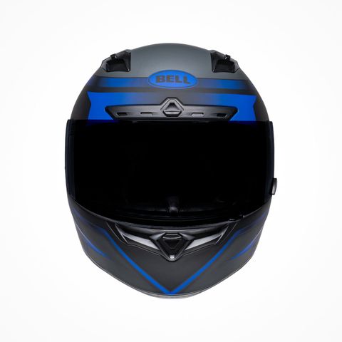 Mũ Bảo Hiểm Fullface Bell Qualifier DLX MIPS Raiser Matte Black/Blue/Gray Chính Hãng USA tại FMG Superstore