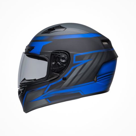 Mũ Bảo Hiểm Fullface Bell Qualifier DLX MIPS Raiser Matte Black/Blue/Gray Chính Hãng USA tại FMG Superstore