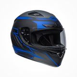 Mũ Bảo Hiểm Fullface Bell Qualifier DLX MIPS Raiser Matte Black/Blue/Gray Chính Hãng USA tại FMG Superstore