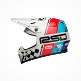 Mũ Bảo Hiểm Fullface Offroad BELL MX-9 MIPS® RSD THE RALLY Gloss White Black Chính Hãng Nhập Khẩu USA có tại FMG Superstore