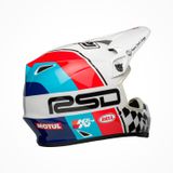 Mũ Bảo Hiểm Fullface Offroad BELL MX-9 MIPS® RSD THE RALLY Gloss White Black Chính Hãng Nhập Khẩu USA có tại FMG Superstore