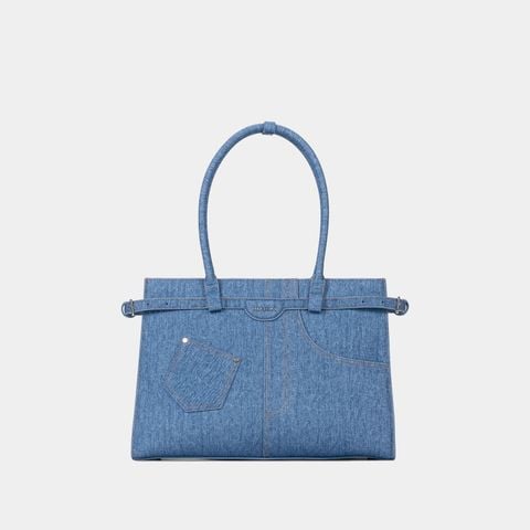 Túi Hobo Nữ hiệu ứng Denim Chrisbella đa sắc size L EHO005Z0