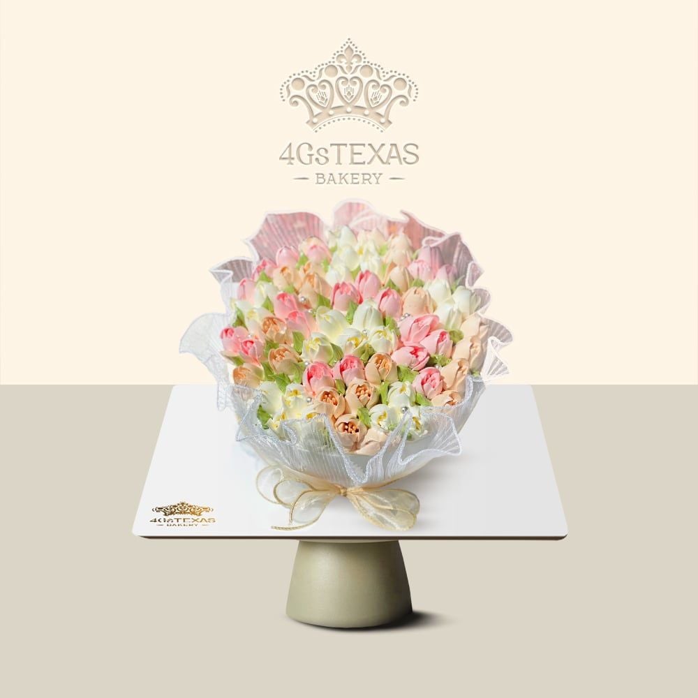  BÁNH KEM BẮP BÓ HOA 