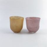 Handmade Colored Scented Glass Jar For Candle