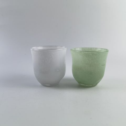 Handmade Colored Scented Glass Jar For Candle