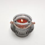 Vertical bar lantern candlestick