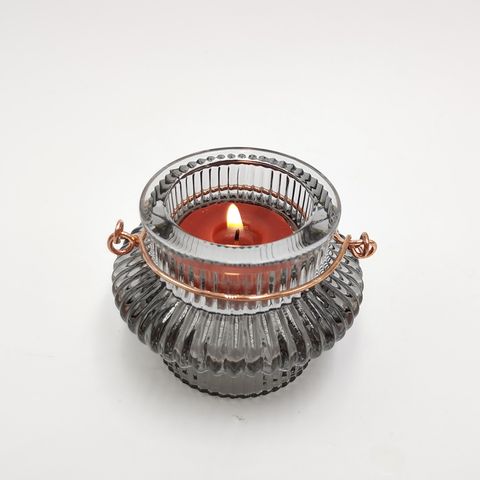 Vertical bar lantern candlestick