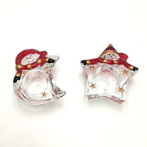 Snowman candlestick