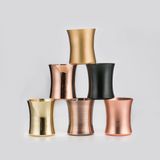 Gold color metal candle jar for scented candle making