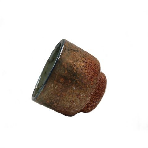 Rustic style glass candle holder high quality candle jar