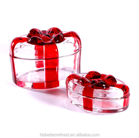 Oval bowknot candle jars series