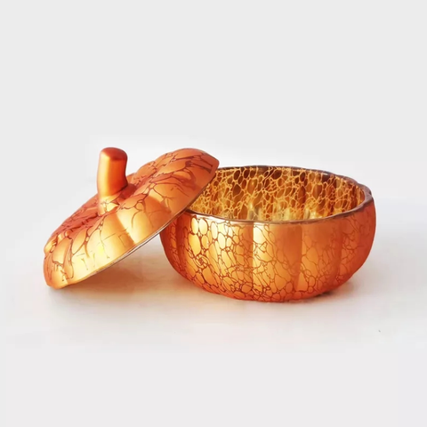 Decorative Halloween Pumpkin Glass Jar/Candle Glass Jars