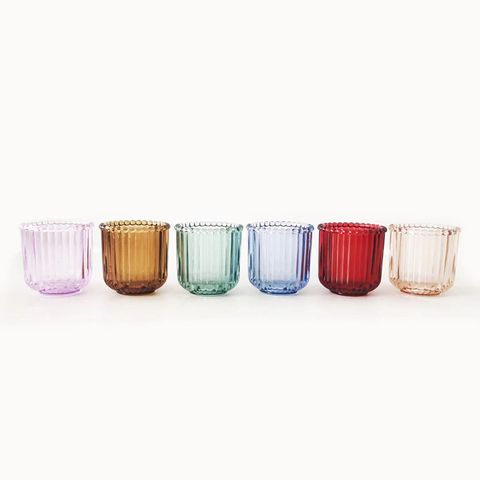 Hot Sale Beaded Glass Votive Holder 2023