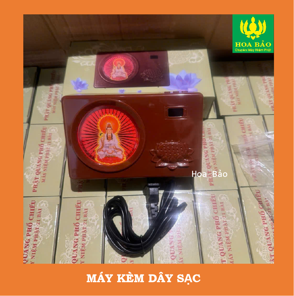  Máy Tụng Kinh Địa Tạng HÀO QUANG MỚI- Ghim điện phát suốt không lo bị gián đoạn - Đài Tụng Kinh Địa Tạng 