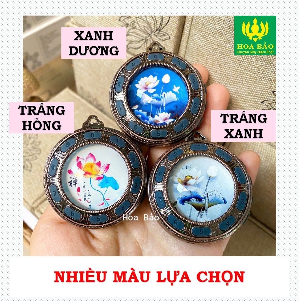  Máy niệm PHật Pha lê MỚI có phím số, sẵn 68 bài 