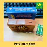  Máy niệm Phật 10 bài Nâu - Để Bàn Thờ - TẶNG KÈM PIN 