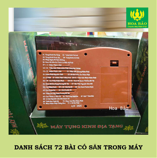  Máy Tụng Kinh Địa Tạng HÀO QUANG MỚI- Ghim điện phát suốt không lo bị gián đoạn - Đài Tụng Kinh Địa Tạng 