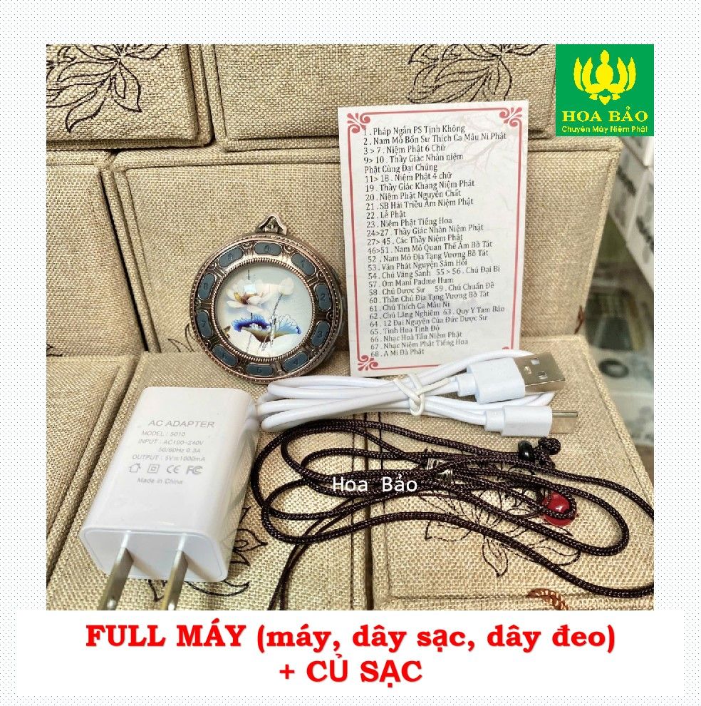  Máy niệm PHật Pha lê MỚI có phím số, sẵn 68 bài 