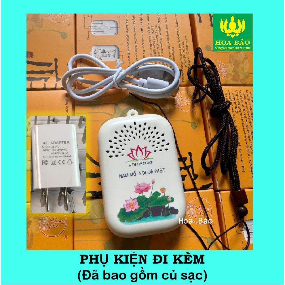  Máy niệm Phật mini HOA SEN - MỚI VỀ - ÂM THANH TO 