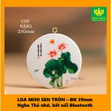  Máy Niệm Phật Mini Sen tròn - MẪU MỚI - Gắn thẻ nhớ, Bluetooth 