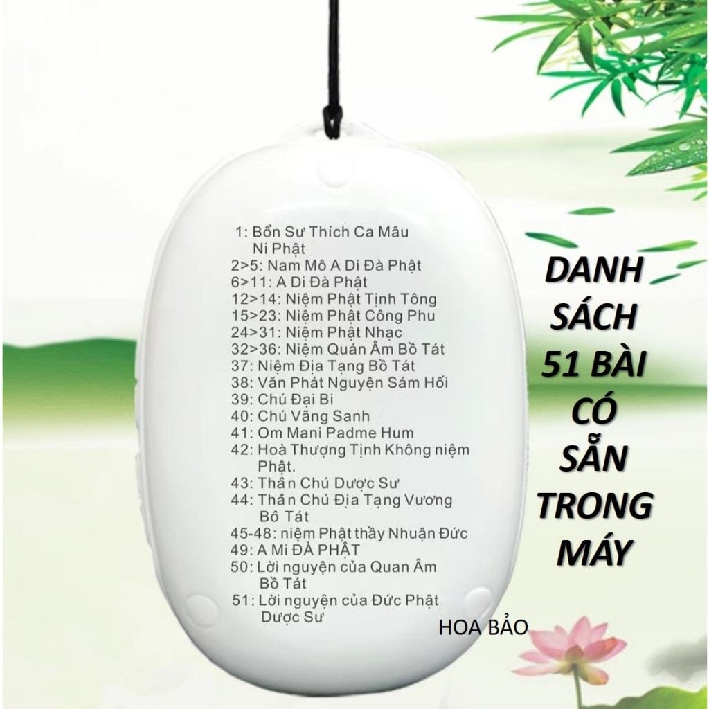  Máy Niệm Phật Lá Bồ Đề 