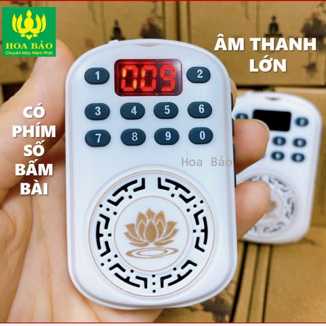  Máy niệm Phật Mini SEN 69 BÀI, Có Phím Số, âm thanh to 