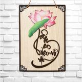  Bảng gỗ Phật Pháp trang trí, Tranh gỗ Phật Pháp decor treo tường 