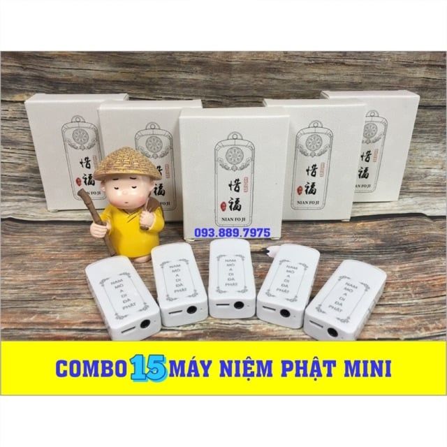  [Mã ELHACE giảm 4% đơn 300K] COMBO 15 MÁY NIỆM PHẬT MINI 