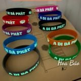  Vòng Tay A Di Đà Phật - Vòng cao su Nam Mô A Di Đà Phật 