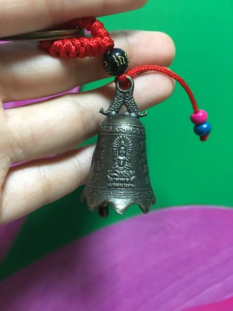  Móc khoá chuông đồng hình Phật Quan Âm 