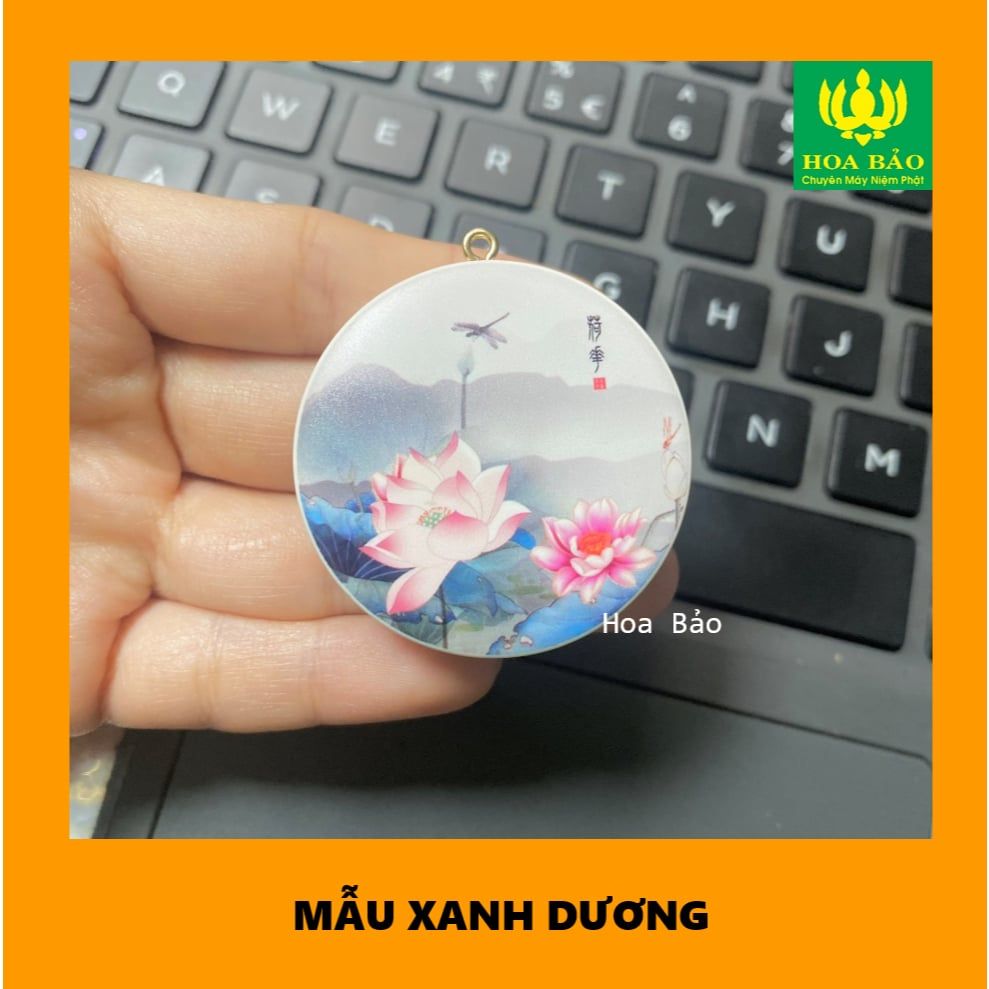  Máy Niệm Phật Mini Sen tròn - MẪU MỚI - Gắn thẻ nhớ, Bluetooth 