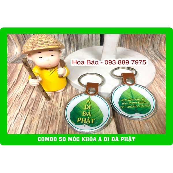  Combo 50 Móc khoá A Di Đà Phật 