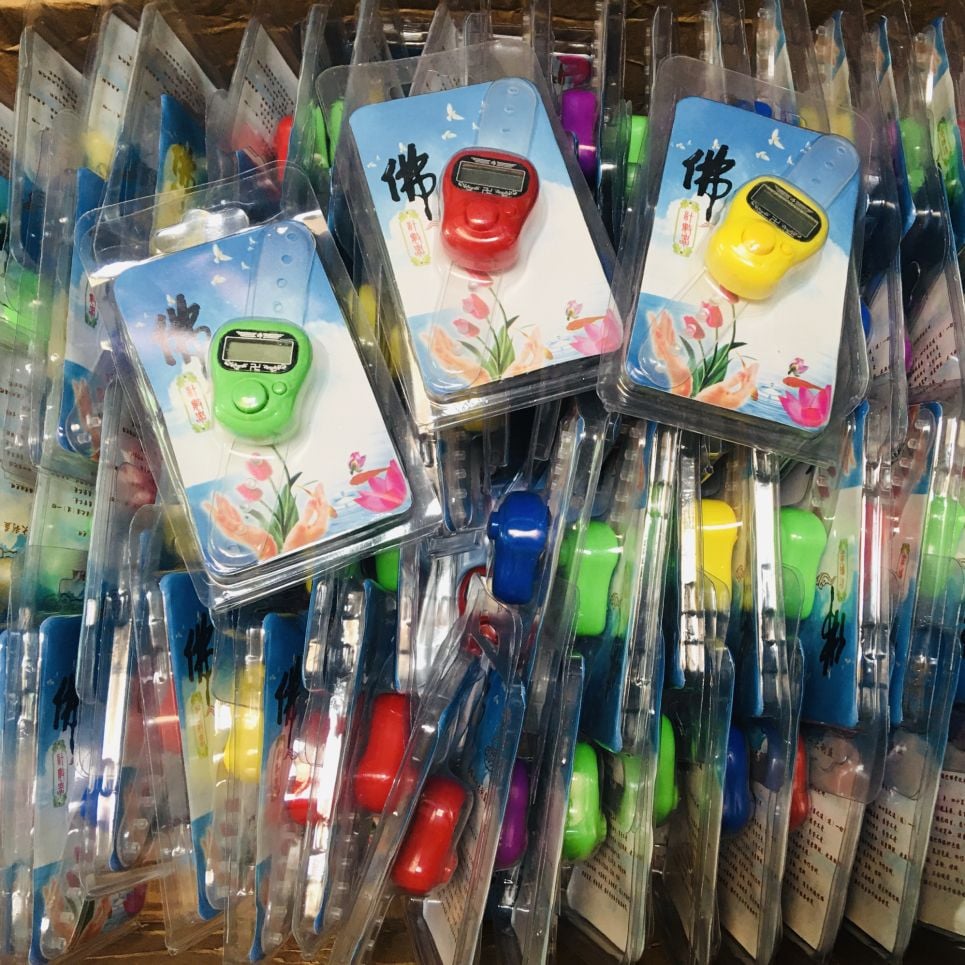  MÁY BẤM SỐ NIỆM PHẬT - MÁY ĐẾM SỐ NIỆM PHẬT  LOẠI XỎ NGÓN 