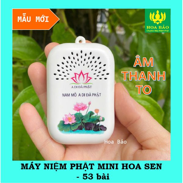  Máy niệm Phật mini HOA SEN - MỚI VỀ - ÂM THANH TO 