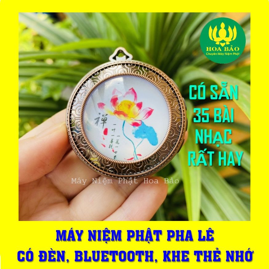  ⭐️Máy pha lê Bluetooth, phong cách cổ điển, có sẵn 35 bài Niệm Phật⭐️ 