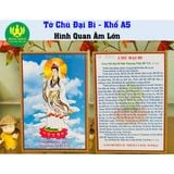  ✨ Combo 10 Tờ Chú Đại Bi - Khổ Nhỏ A5 ✨ Giấy Dày Dặn, Chống Thấm 