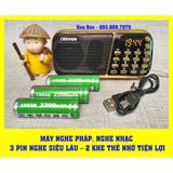  [Mã ELHACE giảm 4% đơn 300K] Combo 50 Pin Máy Craven, BKK, Hitterino - Pin Loa Nghe Pháp 