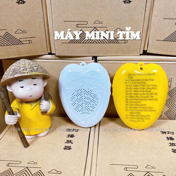  ♥️ Máy Niệm Phật Mini trái tim JAS01 - Hàng Chuẩn Tịnh Tông 
