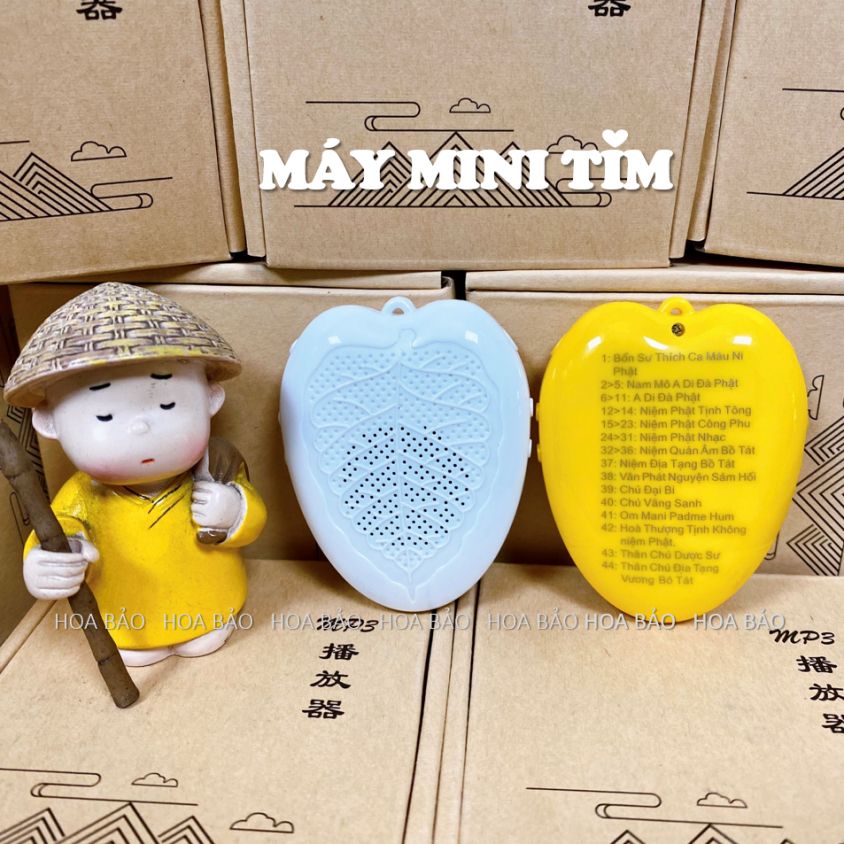 ♥️ Máy Niệm Phật Mini trái tim JAS01 - Hàng Chuẩn Tịnh Tông 