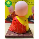  [Bộ Tượng An Lạc] Tượng Chú Tiểu Gõ Mõ Tụng Kinh - Chạy bằng năng lượng 