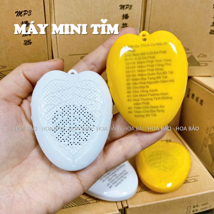  ♥️ Máy Niệm Phật Mini trái tim JAS01 - Hàng Chuẩn Tịnh Tông 